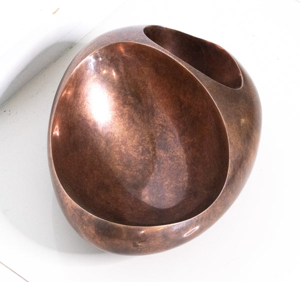 STEVE COZZOLINO 2010 FOR NAMBE COPPER SCULPTURAL DISH