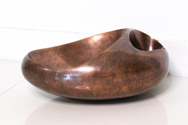 STEVE COZZOLINO 2010 FOR NAMBE COPPER SCULPTURAL DISH