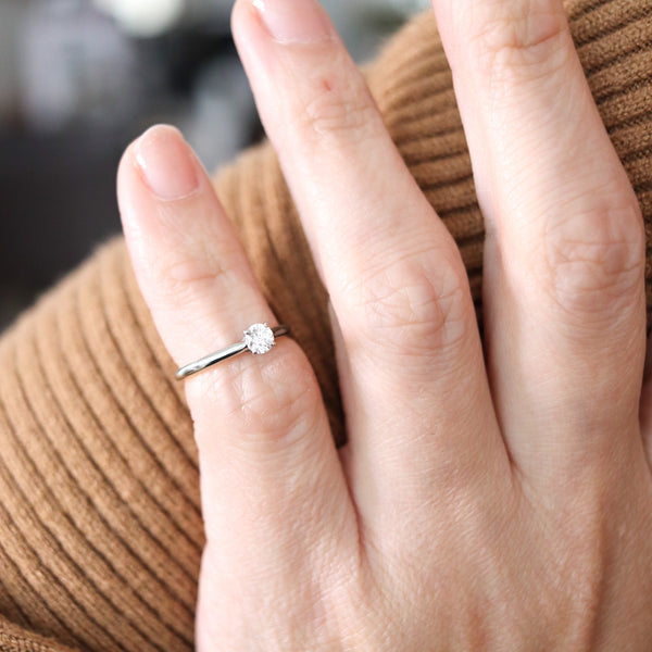 -Harry Winston Gia Certified Engagement Ring In Platinum With Diamond