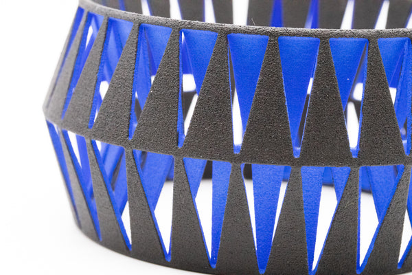 MATTEO ZORZENONI FOR MAISON 203 TRIBU COLLECTION 3D OPTICAL CUFF BRACELET