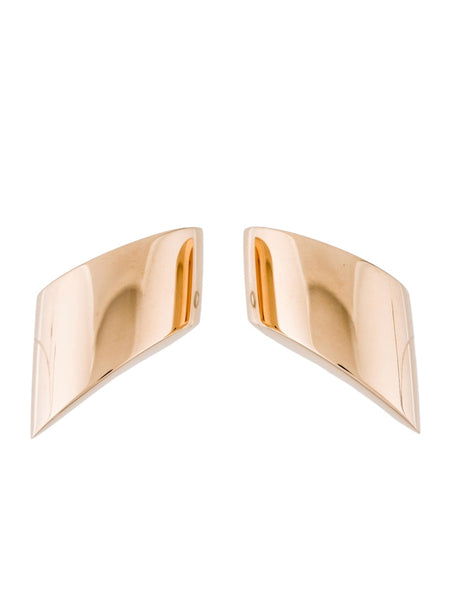 VHERNIER MILANO 18 KT YELLOW GOLD  GEOMETRIC VAGUE EARRINGS EARRINGS