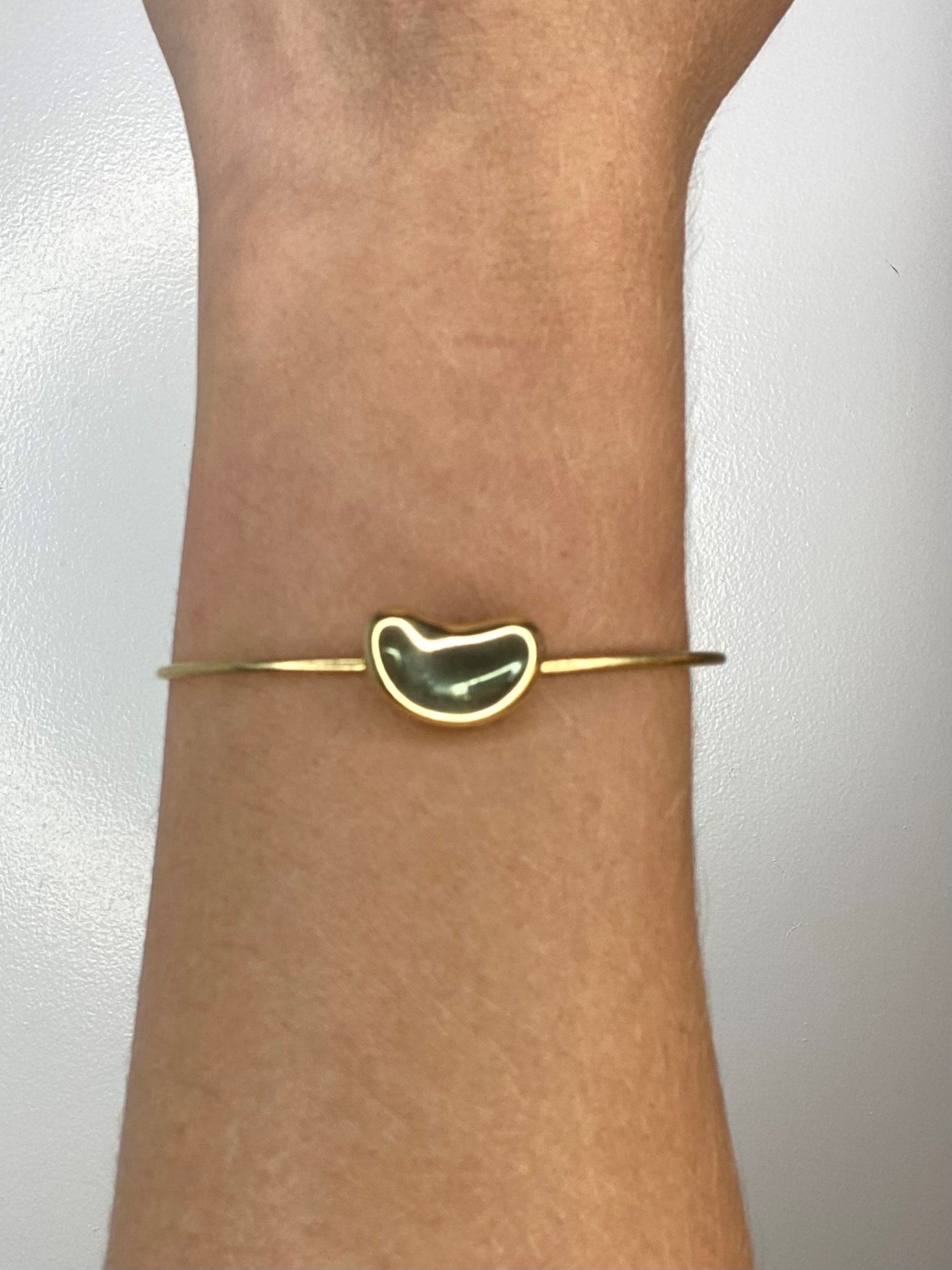 TIFFANY & CO. 1977 Elsa Peretti Very Rare Bean Bangle Bracelet In 