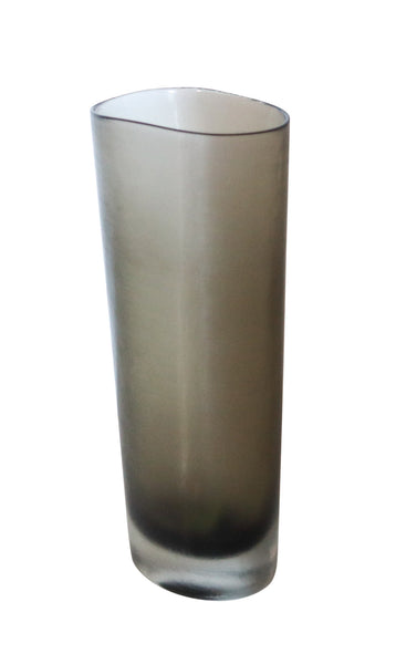 PAOLO VENINI 1955-56 For Venini & Co. Sommerso Insiso Art Glass Tall Vase