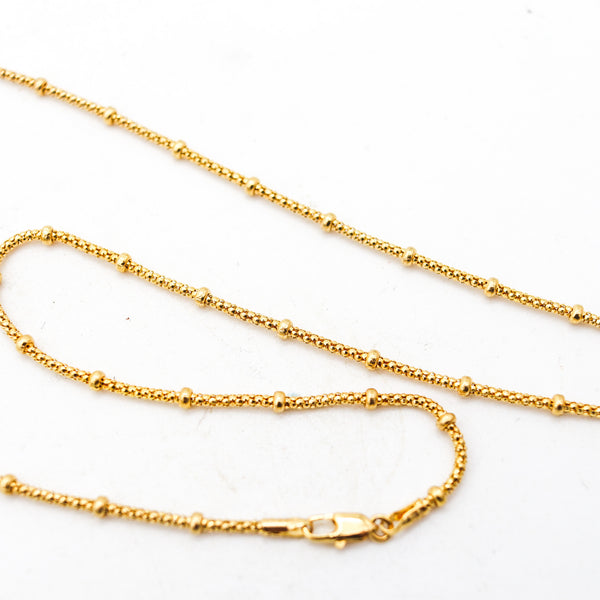 UNOAERRE Modernist Necklace In 14Kt Yellow Gold With Heart Shaped Amethyst