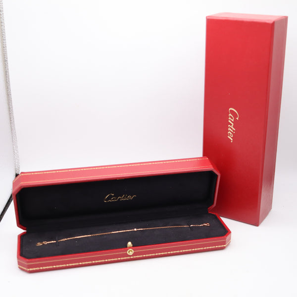 CARTIER Paris D'Amour Bracelet In Solid 18Kt Yellow Gold With a VVS Diamond