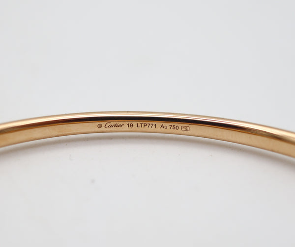 CARTIER Clash De Cartier Bracelet In 18Kt Gold Size-19 With Box & Certificate