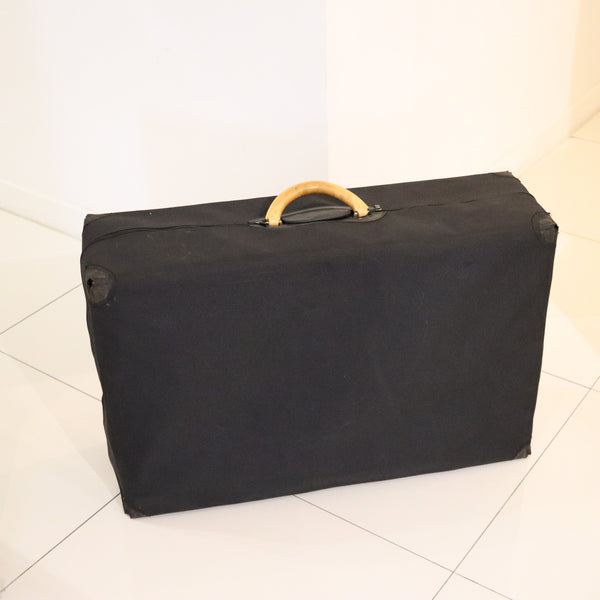 LOUIS VUITON Paris 1970 Alzer-70 Luggage Trunk LV Pattern With Cover & Service Paper