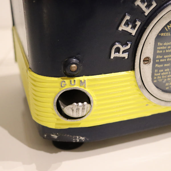TRADE SIMULATOR 1935 Gaming Daval Reel "21" Amusement Machine In Steel