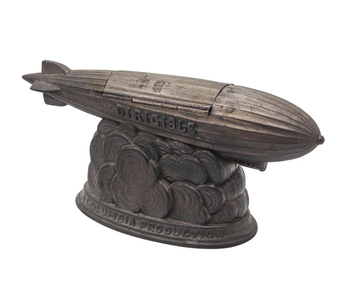 COLUMBIA 1931 Antique Dirigible Zeppelin Movie Figural Desk Cigarette Holder