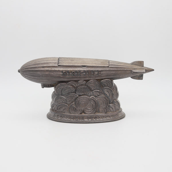 COLUMBIA 1931 Antique Dirigible Zeppelin Movie Figural Desk Cigarette Holder