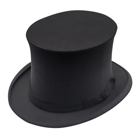 TOP-HAT 1920 Antique Deco Hat In Silk With By The Brooks Brothers In Round Box