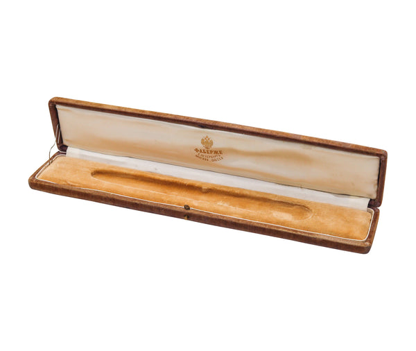 FABERGE 1915 Moscow Odessa St Petersburg Empty Box For a Letter Opener Object