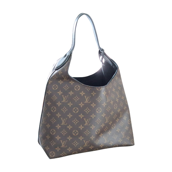 LOUIS VUITTON Flower HOBO Handbag LV Monogram In Leather With Box, Bag & Booklet