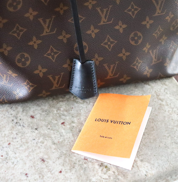 LOUIS VUITTON Flower HOBO Handbag LV Monogram In Leather With Box, Bag & Booklet