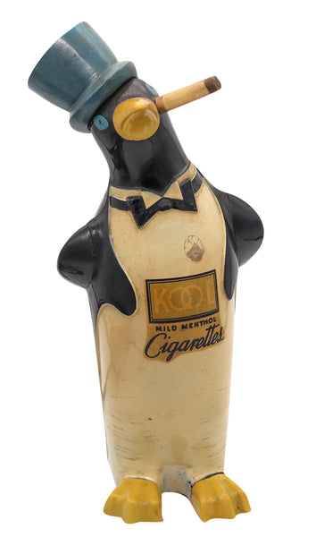 WILLIE KOOL 1938 The Penguin Figural  Bar And Table-Desk Electric Lighter