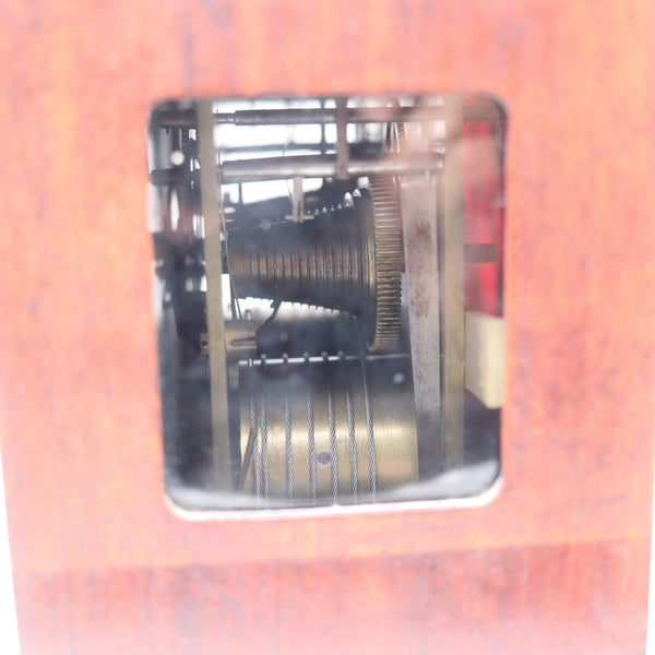 QING DYNASTY 1790 Export Table Clock In Gilt Bronze, Wood & Inlaid Nacre