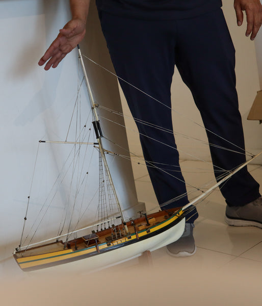 BALTIMORE CLIPPER 19th Century American Magnificent Model Scale Ship In Wood