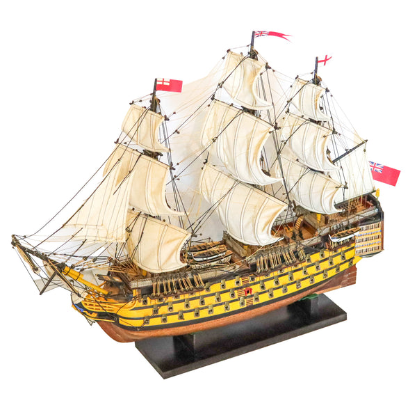 HMS VICTORY Royal Navy Model Scale Warship In Wood Trafalgar Admiral Nelson