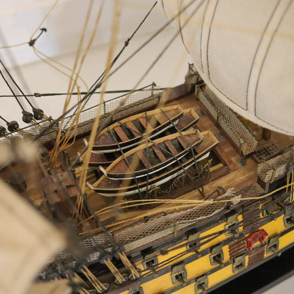HMS VICTORY Royal Navy Model Scale Warship In Wood Trafalgar Admiral Nelson