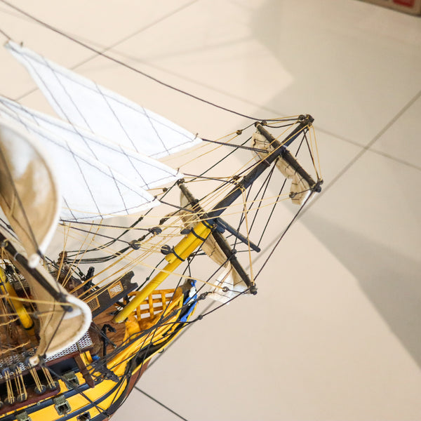 HMS VICTORY Royal Navy Model Scale Warship In Wood Trafalgar Admiral Nelson