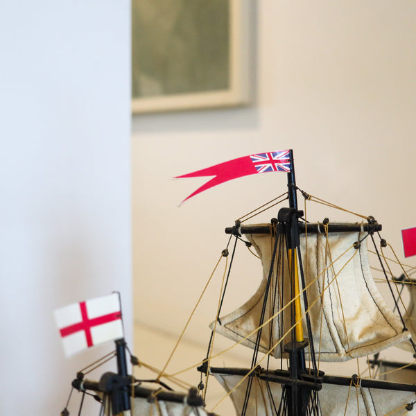 HMS VICTORY Royal Navy Model Scale Warship In Wood Trafalgar Admiral Nelson