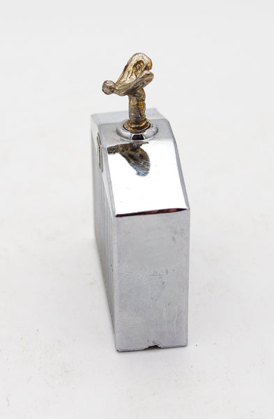 ROLLS ROYCE 1940-50 London Pocket Striker Lighter In Chromed Steel