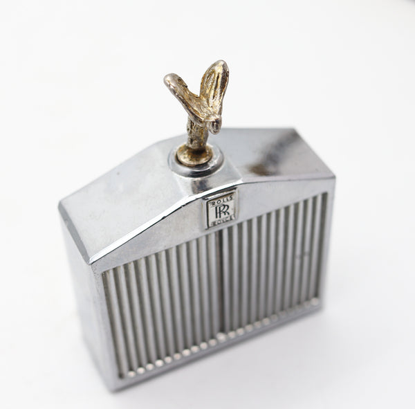 ROLLS ROYCE 1940-50 London Pocket Striker Lighter In Chromed Steel