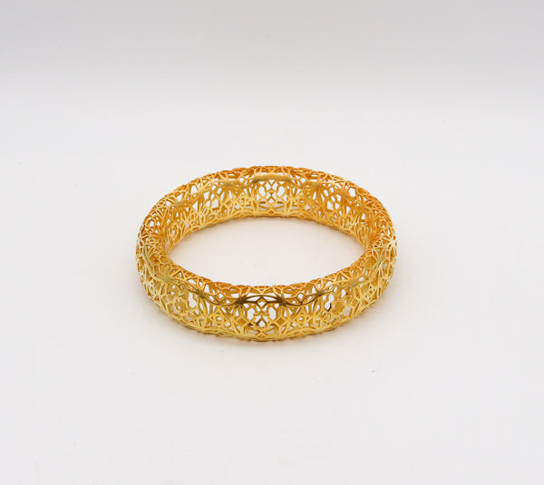 -Tiffany & Co. Paloma Picasso Marrakesh Bangle Bracelet In 18Kt Vermeil Over Sterling