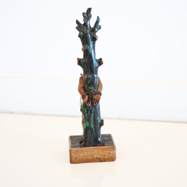 PUERTO RICO Sculpted Carved Wood "Santos De Palo" of St. Sebastian
