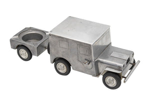 -Baier German 1947 Army Truck Lighter Cigarette Holder And Ashtray In Aluminum