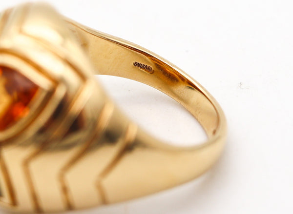 -Bvlgari Roma Bombe Cocktail Ring In 18Kt Gold With 6.10 Ctw In Gemstones