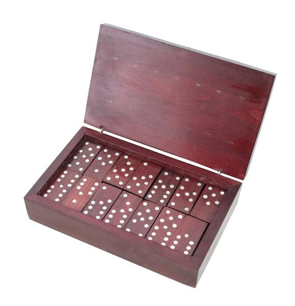 WILLIAM SPRATLING 1960 Dominoes Box Set In Carved Wood & .925 Sterling Silver