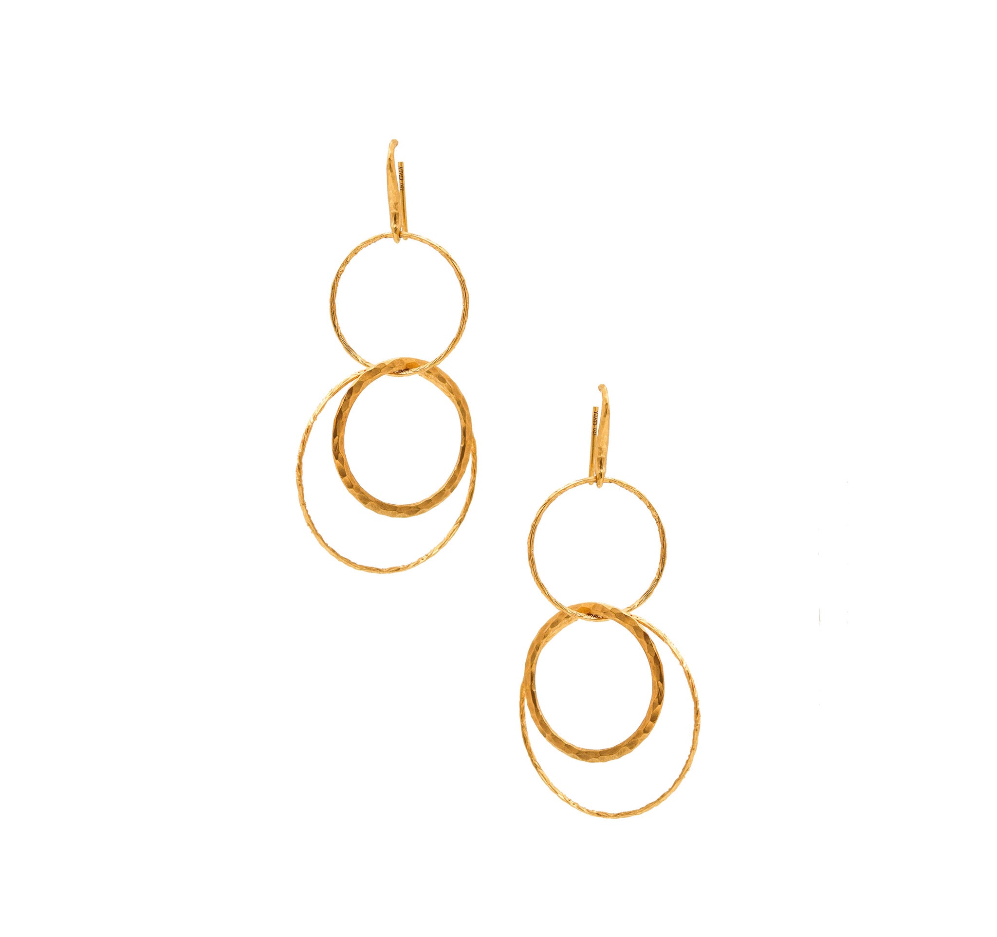 TIFFANY & CO. 1982 By Paloma Picasso Dangle Circles Earrings
