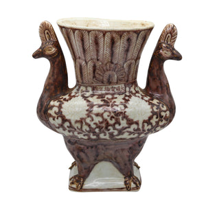 CHINA Ming Dynasty 1430 Porcelain Peacock Figural Vase With XuanDe Mark