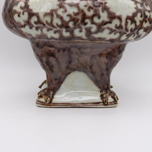 CHINA Ming Dynasty 1430 Porcelain Peacock Figural Vase With XuanDe Mark