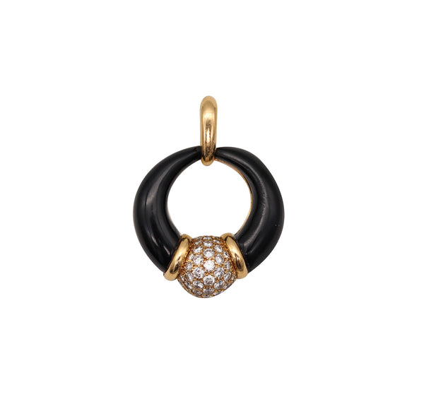 VAN CLEEF & ARPELS Paris Large Pendant In 18Kt Gold With 1.96 Ctw In Diamonds