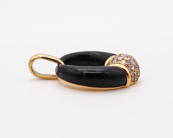 VAN CLEEF & ARPELS Paris Large Pendant In 18Kt Gold With 1.96 Ctw In Diamonds
