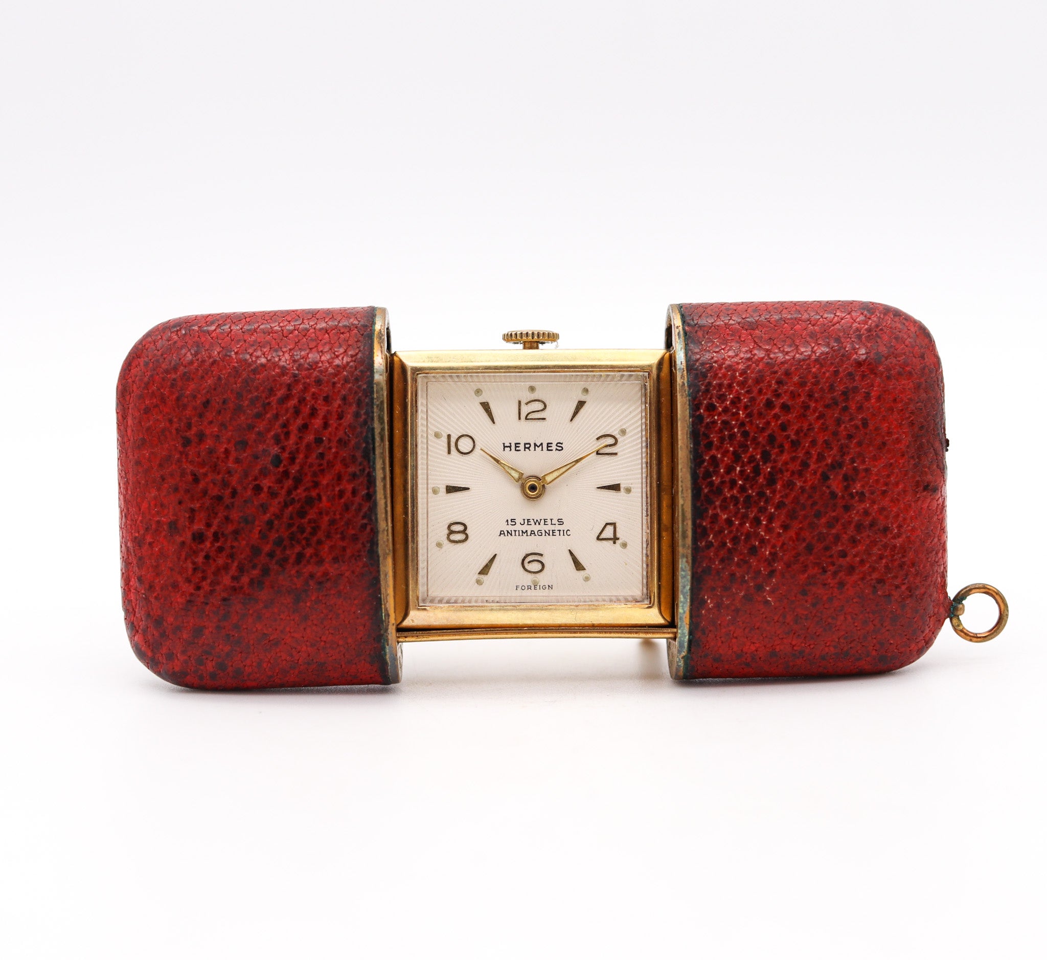 HERMES Paris 腕時計 Hermès Paris - Vintage Signed Swiss Made with Textured Dial