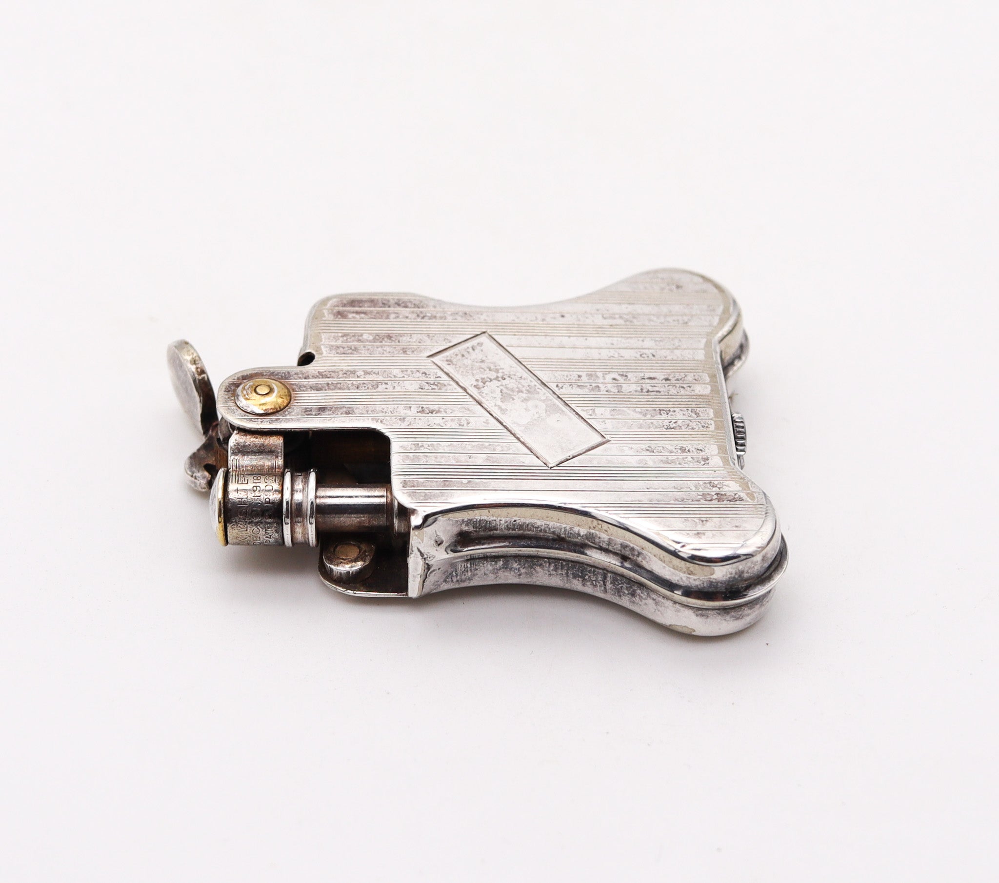 Ronson 1926 Art Deco Rare Near Mint Banjo Automatic Lighter In Silver –  Treasure Fine Jewelry