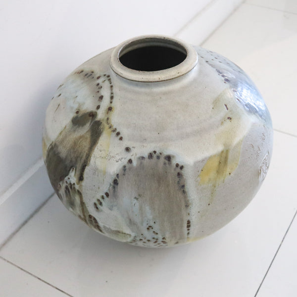 PAUL CHALEFF 1986 Art Pottery Dragon Kiln Fired Oversized Decorative Vase