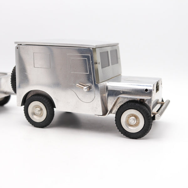 Baier German 1947 Army Truck Lighter Cigarette Holder And Ashtray In Aluminum