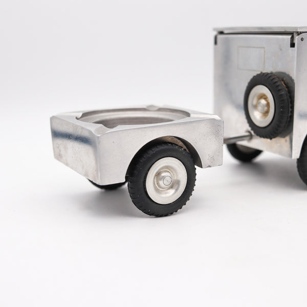 Baier German 1947 Army Truck Lighter Cigarette Holder And Ashtray In Aluminum