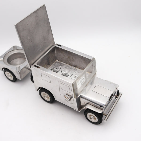 Baier German 1947 Army Truck Lighter Cigarette Holder And Ashtray In Aluminum