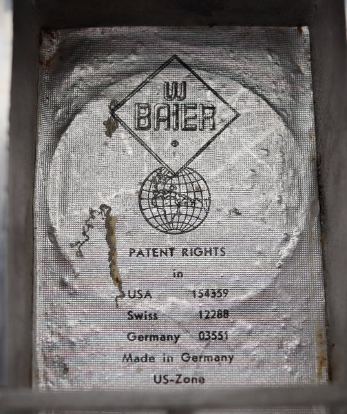 Baier German 1947 Army Truck Lighter Cigarette Holder And Ashtray In Aluminum