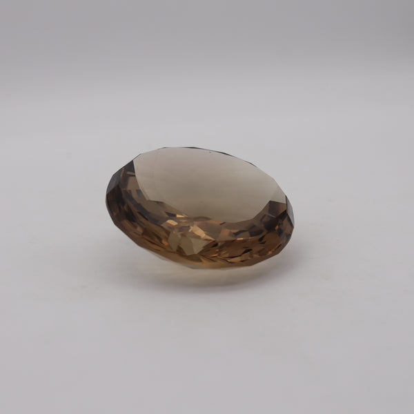 -Certified Round Faceted Spider Fancy Cut Loose Smokey Topaz Of 311.75 Carats