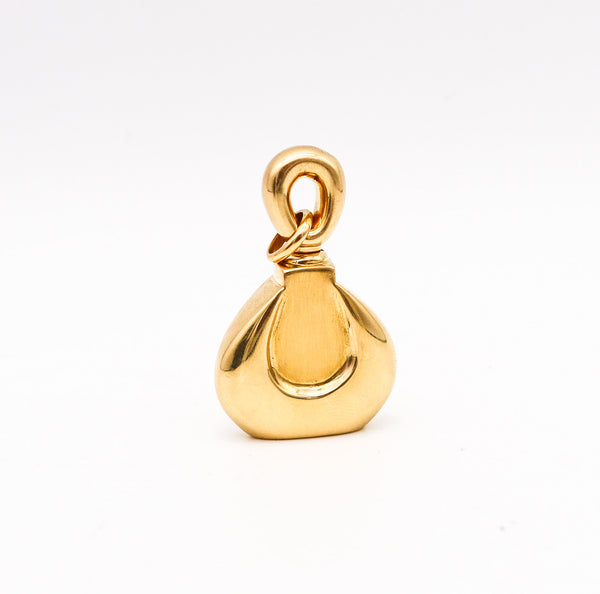 -Van Cleef & Arpels 1976 Paris Pendant Perfume Bottle In Solid 18Kt Yellow Gold