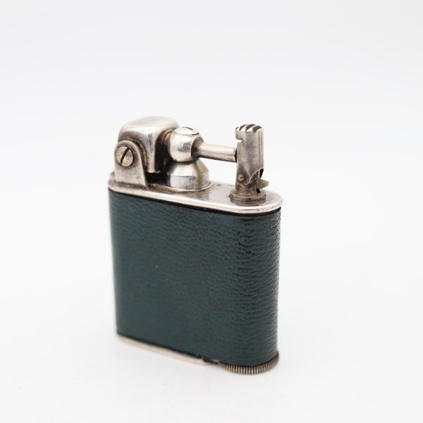 LANCEL Paris 1935 Pocket Petrol Lighter Rare Collectible New In Box-Instructions