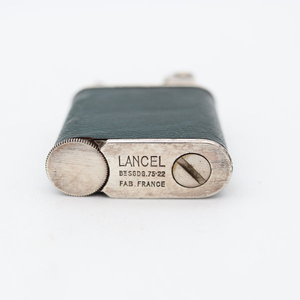 LANCEL Paris 1935 Pocket Petrol Lighter Rare Collectible New In Box-Instructions