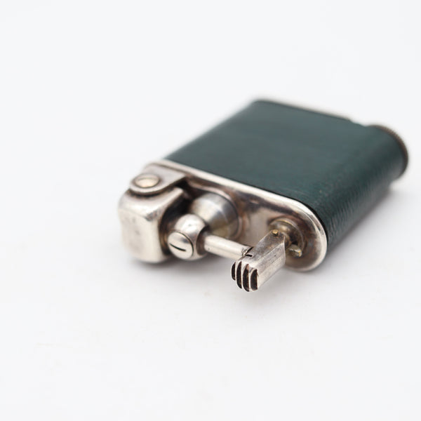 LANCEL Paris 1935 Pocket Petrol Lighter Rare Collectible New In Box-Instructions