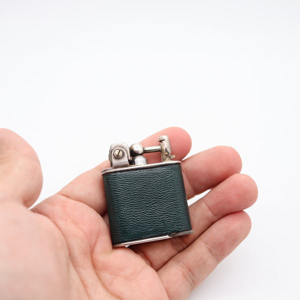 LANCEL Paris 1935 Pocket Petrol Lighter Rare Collectible New In Box-Instructions